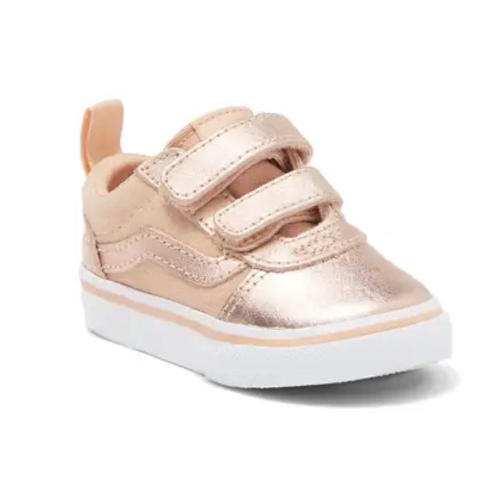 Vans Kids Ward Sneaker Metallic Rose Gold